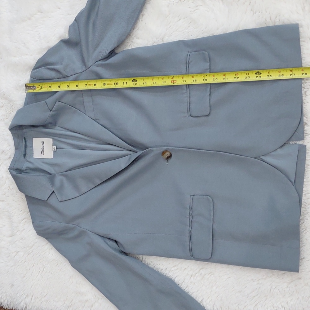 Madewell Light Blue Jacket, Size L - Picture 15 of 17